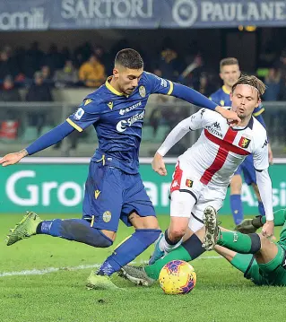  ??  ?? In trasferta Il Verona di Ivan Juric ripartirà in campionato sabato, a Genova, contro la Samp