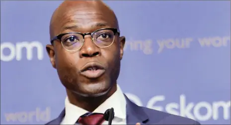  ?? PHOTO: NICHOLAS RAMA ?? Suspended Eskom executive Matshela Koko said he ‘moved three executives because (they are) corrupt’.