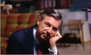  ?? JIM JUDKIS — FOCUS FEATURES VIA ASSOCIATED PRESS ?? This image released by Focus Features shows Fred Rogers on the set of his show “Mr. Rogers Neighborho­od” from the film, “Won’t You Be My Neighbor.”