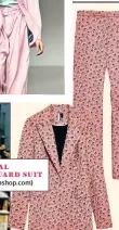  ??  ?? FLORAL JACQUARD SUIT £114 (topshop.com)