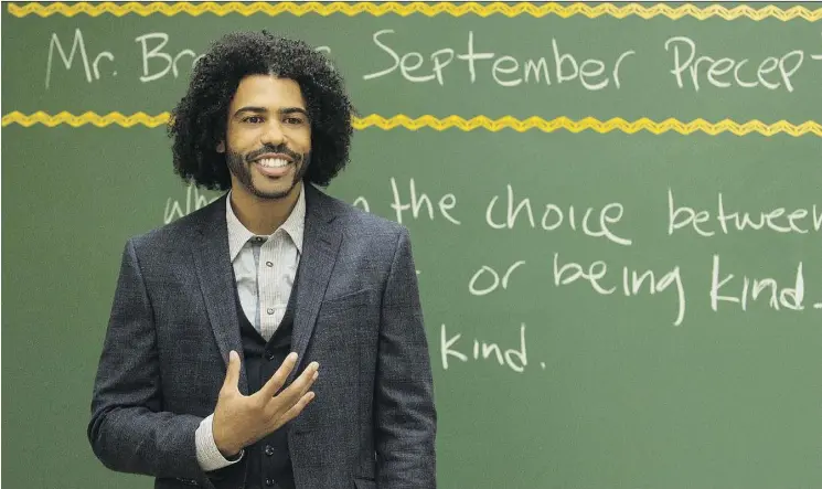  ?? LIONSGATE ?? Daveed Diggs stars in Wonder, Stephen Chbosky’s kind and warm-hearted story that is too sweet to nitpick closely.