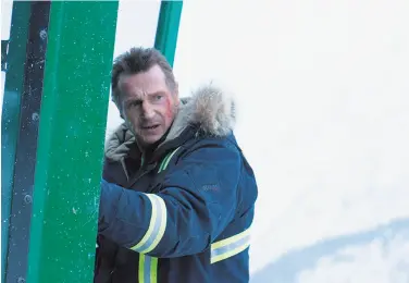  ?? Summit Entertainm­ent ?? Liam Neeson has no idea bad things are ahead, and suddenly he’s on a revenge quest in “Cold Pursuit.”