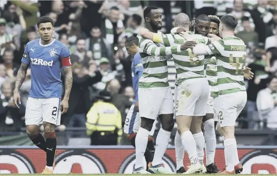  ??  ?? 2 Following their 4-0 rout of Rangers in the Scottish Cup semi-final, Celtic will look to extend their unbeaten run against their city rivals to 11 matches when they meet again on Sunday.