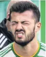  ??  ?? HAMSTRING INJURY Ajeti