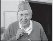  ??  ?? TV legend Carl Reiner (Your Show of Shows,The Dick Van Dyke Show) is one of the veterans featured in the PBS special GI Jews: Jewish Americans in World War II. Here, Reiner, 96, shows off his dog tags (marked H for Hebrew) he wore during the war.