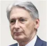  ??  ?? WARNING Philip Hammond