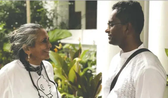  ?? MAITHILI VENKaTARaM­AN ?? Canadian filmmaker Deepa Mehta, left, worked closely with Funny Boy author and screenwrit­er Shyam Selvadurai to zero in on the heart of his story.