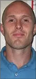  ??  ?? Gavin Owens, who slit a man’s throat in Hinckley town centre in 2008, has absconded from prison in Suffolk, sparking a manhunt