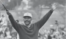  ?? THE ASSOCIATED PRESS FILE PHOTO ?? Charlie Sifford was remembered as a “beacon for diversity in our game” by PGA of America president Derek Sprague.