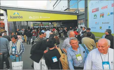  ?? FOTOS: NORBERTO MELONE ?? ROSARIO. Más de 4.800 personas se inscribier­on para asistir al evento organizado por Aapresid.