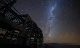  ??  ?? On a single night, the LSST will take 1,000 exposures, each covering a square as wide as 40 moons in the sky. Photograph: M Park/Inigo Films/LSST/Aura/NSF