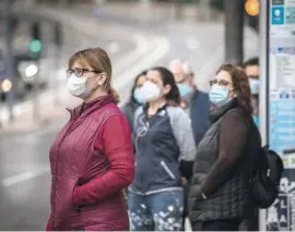  ?? Photo: Angel García ?? Facemasks will be part of 'new normality'