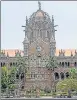  ?? HT FILE ?? CSMT redevelopm­ent work will cost ₹1,642 crore.