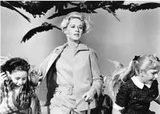  ??  ?? Tippi Hedren in Alfred Hitchcock’s ‘The Birds’