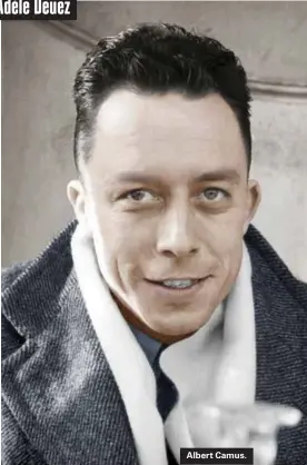  ??  ?? Albert Camus.