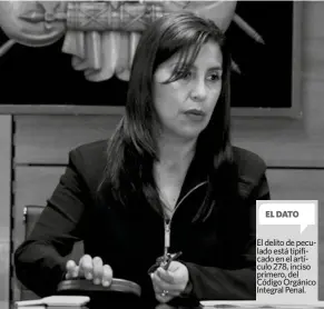  ??  ?? DECISIÓN. Cuatro abogados acudieron a la Corte Nacional de Justicia para escuchar la resolución de la jueza Sylvia Sánchez.