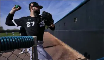  ?? MATT YORK – THE ASSOCIATED PRESS ?? Starting pitcher Lucas Giolito, a Harvard-Westlake High graduate, is entering his seventh season with the White Sox.