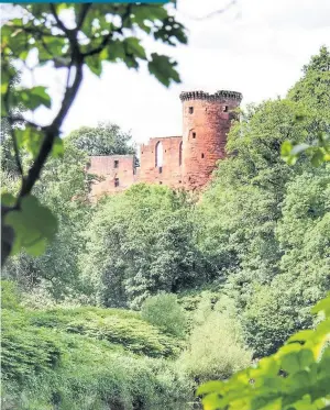  ??  ?? Sought after Bothwell Castle has always had its suitors