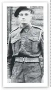  ??  ?? Below, Lance-corporal George Parry, from Cannock, who was also photograph­ed in the iconic picture of Jack Reynolds