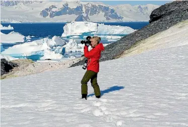  ?? : PHOTO: SUPPLIED ?? Photograph­er Sue Weterings says she shot hundreds of photos during her trip to Antarctica.