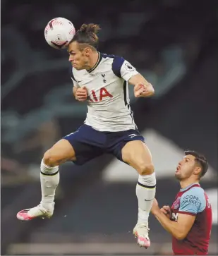  ?? Photo: China.org ?? Tough luck… Tottenham threw away a three-goal lead to draw 3-3 against West Ham United at home on Sunday.