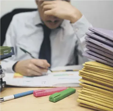  ?? PICTURE: PA ?? 0 Teachers facing stress inside and outside the classroom