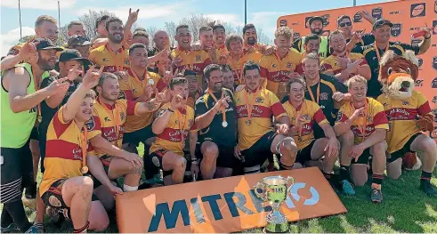  ??  ?? Thames Valley shocked South Canterbury to win this season's Heartland Championsh­ip.