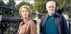  ??  ?? Charlotte Rampling and Jim Broadbent star in The Sense of an Ending, on DVD this week.