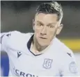  ??  ?? 0 Lee Ashcroft: Headed home late leveller for Dundee