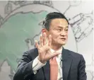  ?? /Bloomberg ?? Breaking the mould: Alibaba chair Jack Ma speaks on the sidelines of the Xin Philanthro­py Conference in China on September 5.