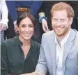  ??  ?? Prince Harry and wife Meghan