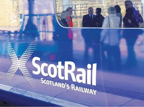  ?? ?? OVERHAUL: Scotrail claims that its proposals are about providing better value for its staff and customers.