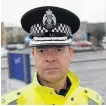  ??  ?? Warning Assistant Chief Constable Alan Speirs