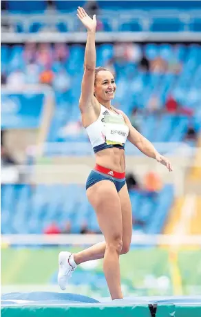  ?? Photograph: PA ?? Team GB’s Jessica Ennis-Hill during the women’s heptathon high jump