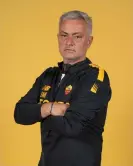  ?? Photograph: Tullio Puglia/Uefa/ Getty Images ?? José Mourinho poses for an official Uefa portrait.