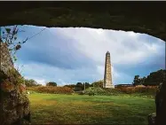  ?? Sanghwan Kim/Getty Images/iStockphot­o ?? The Groton Monument, also called the Fort Griswold Monument, is dedicated to the defenders who fell during the Battle of Groton Heights on Sept. 6, 1781.