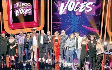  ?? ?? NOVEDAD. A pesar de que ya estrenó su primer episodio a través de Univisión, el programa ‘Juego de Voces, de tal palo tal astilla’ llegará a las television­es de México hoy domingo 14 de abril, a las 9 de la noche.