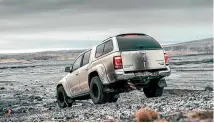  ??  ?? The tricked-up Amarok will serve as lead/rescue vehicle at snow driving events.