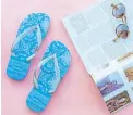  ??  ?? Havaianas Spring Blue is cool and chill.