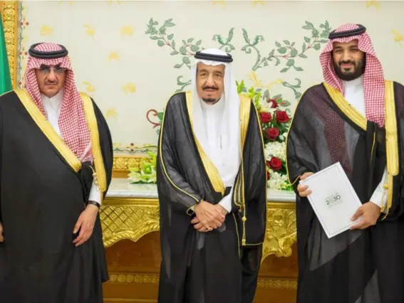  ?? (Reuters) ?? The Saudi ruling family. The country has recently suffered a number of setbacks on the internatio­nal stage, and it’s looking a less useful ally than it once may have been