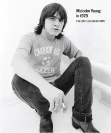  ?? FIN COSTELLO/ REDFERNS ?? Malcolm Young in 1979