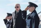  ?? ANDREW CABALLERO-REYNOLDS/AFP VIA GETTY IMAGES ?? President Joe Biden briefly takes his eyes off the skies on a trip to Hagerstown, Md., earlier this month.