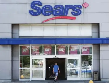  ?? RYAN REMIORZ/THE CANADIAN PRESS FILE PHOTO ?? Sears Canada may have to prepare for creditor protection soon as stock prices continue to fall.