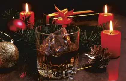  ?? Picture: Shuttersto­ck ?? A warming dram by the fire is the perfect way to spend a winter night.