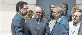  ?? FOTO: PUNTÍ ?? Bartomeu, Martínez Rovira y Pau Vilanova