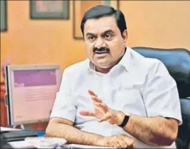  ?? REUTERS/FILE ?? Adani Group chairman Gautam Adani. The group’s move comes a week after the Queensland government vetoed its request for a loan