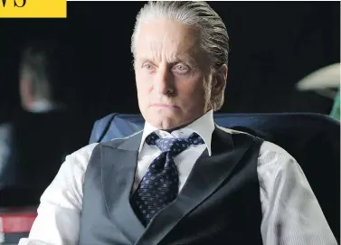  ?? 20TH CENTURY FOX ?? Michael Douglas, pictured as Gordon Gekko in Wall Street: Money Never Sleeps, says claims of sexual misconduct from three decades ago are a “complete lie” and he’s speaking out ahead of any published complaint.