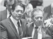  ?? Agencia Reforma ?? Mario Delgado y Porfirio Muñoz ledo, en una lucha cada vez más enconada por la dirigencia de Morena./Foto: