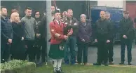  ??  ?? New Sinn Féin leader Mary Lou McDonald attends a wreath-laying ceremony to commemorat­e the 46th anniversar­y of IRA man Peter McNulty, who blew himself carrying a bomb in 1972