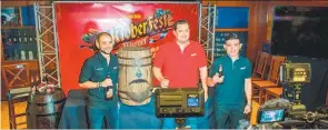  ??  ?? Invitan a la celebració­n. Representa­ntes de La Constancia, con su marca Pilsener, invitan a disfrutar de este evento, que tendrá como sede las instalacio­nes de CIFCO.